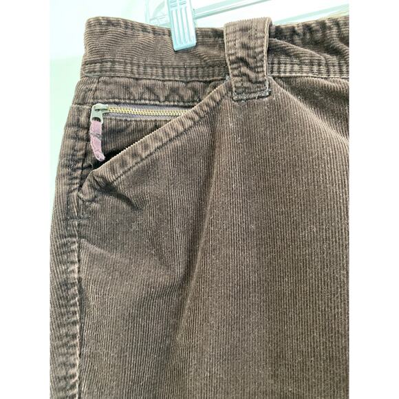 Eddie Bauer Corduroy Pants Bootcut Womens Sz 12 Brown Gorpcore Cargo Camp Cabin - Picture 2 of 11